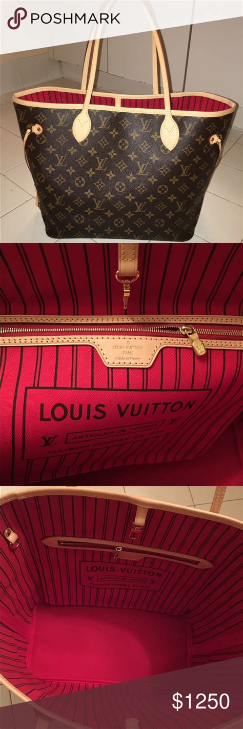 louis vuitton neverfull pm mm gm|Louis Vuitton inside lining.